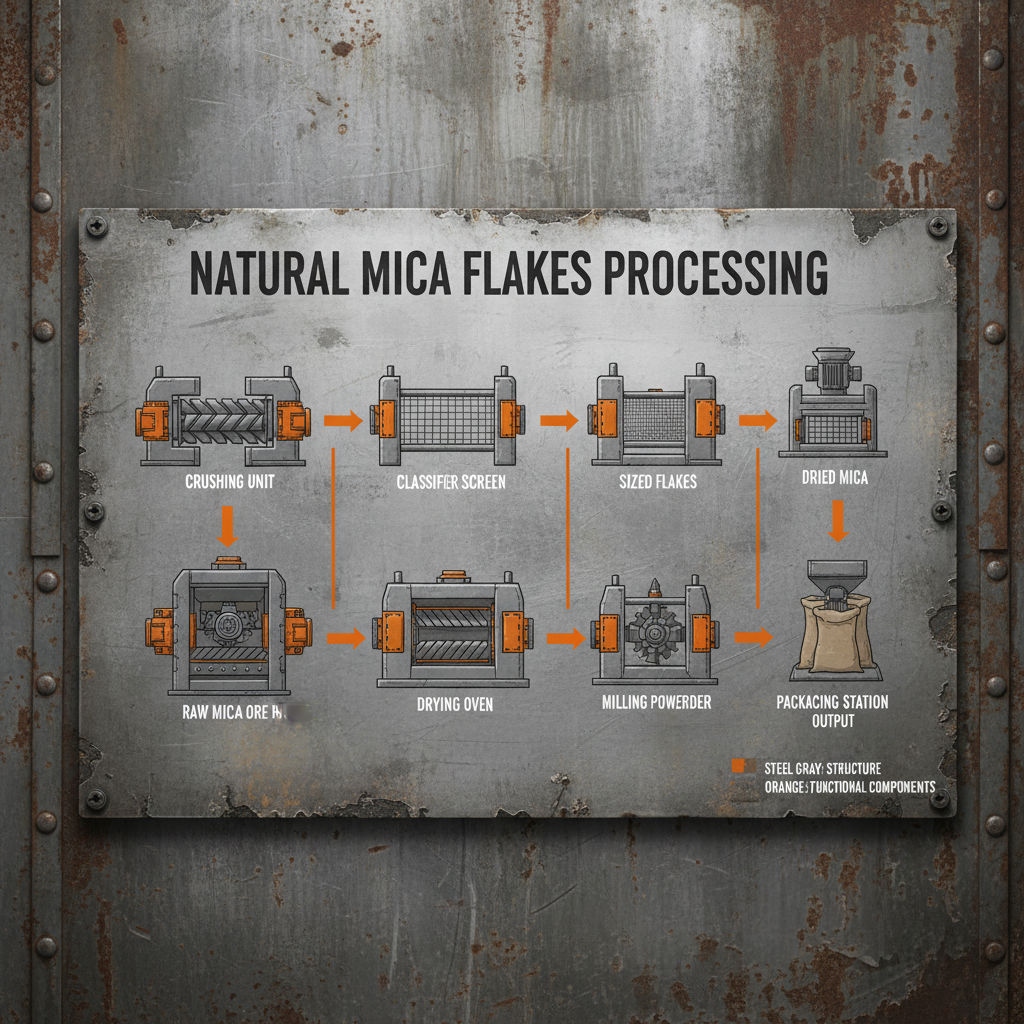 Industrial Applications and Properties of Natural Mica Flakes