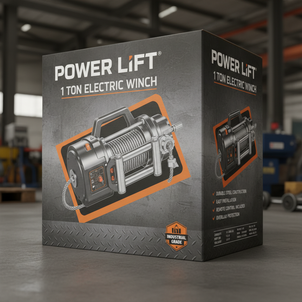 Industrial 1 ton electric winch for Heavy Duty Lifting