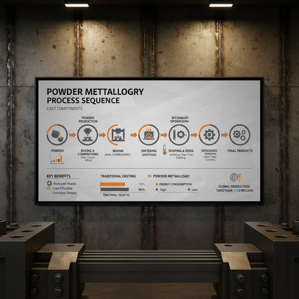 Optimizing Automotive Production via powder metallurgy process sequence