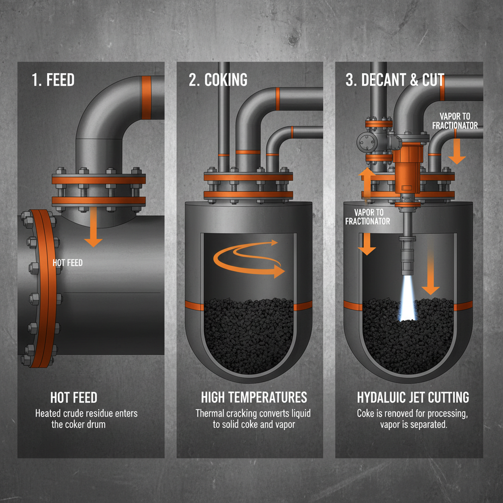Industrial Significance and Process of Petroleum Coking