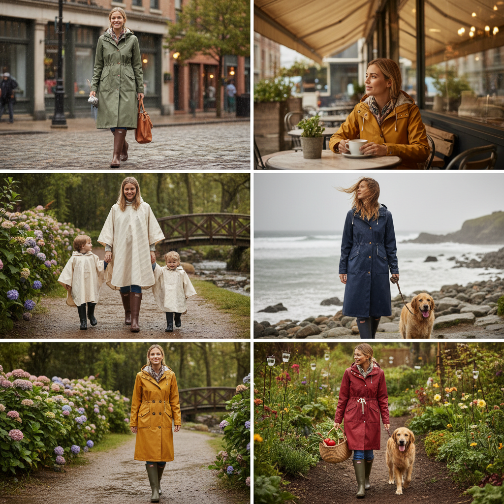 Premium and Stylish nice ladies raincoats for Every Weather