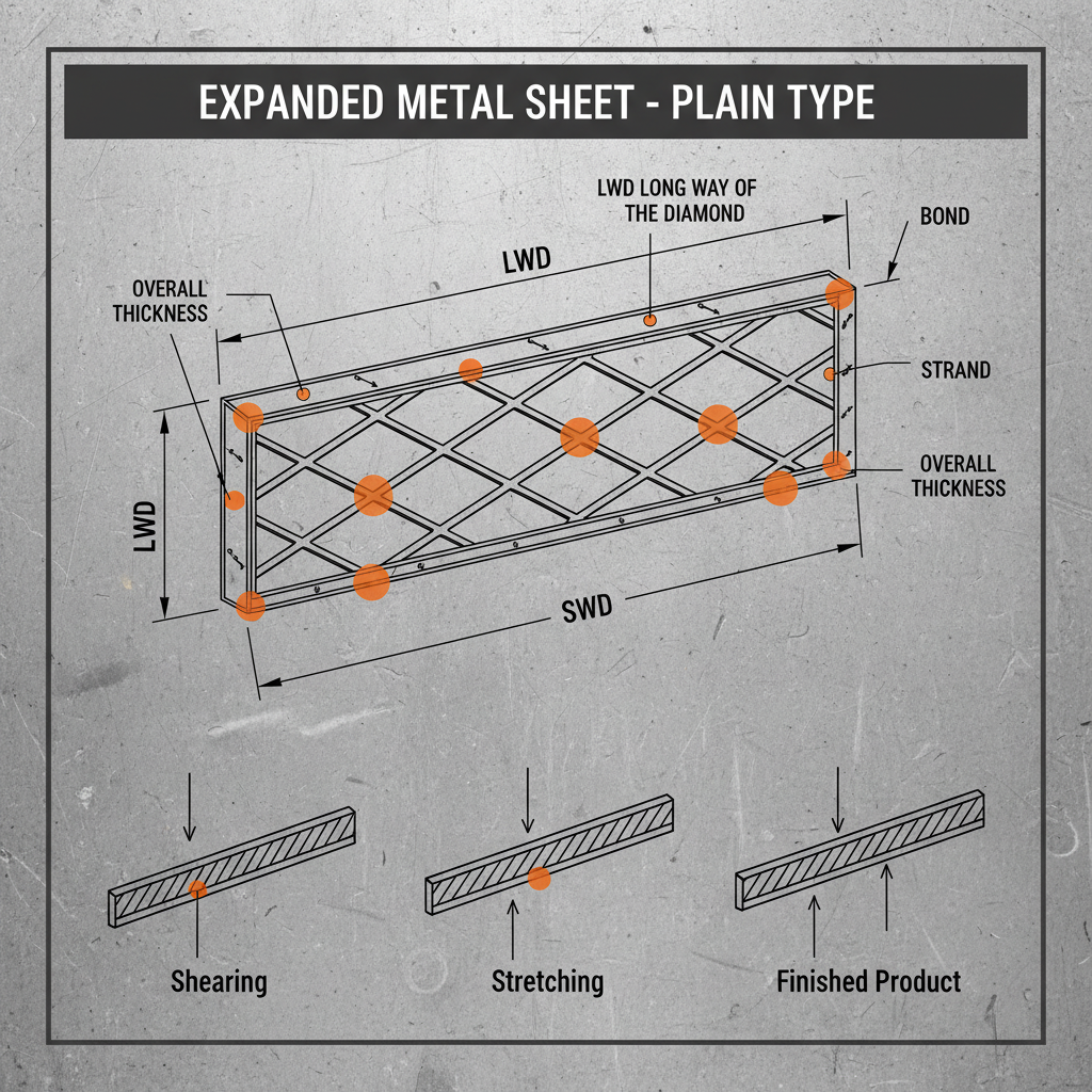 High Quality Plain Expanded Metal Sheet for Industrial Use