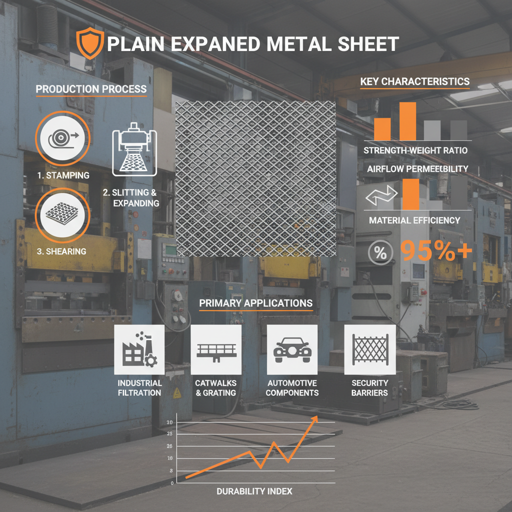 High Quality Plain Expanded Metal Sheet for Industrial Use