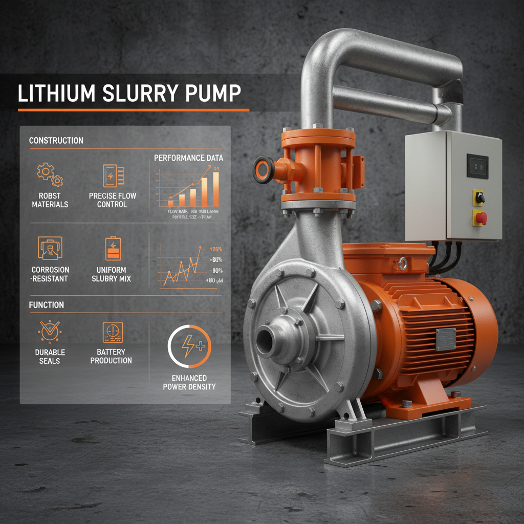 High Efficiency Lithium Slurry Pump for Sustainable Mining