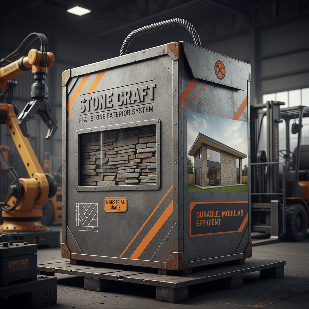 Modern Flat Stone House Exterior Design and Benefits