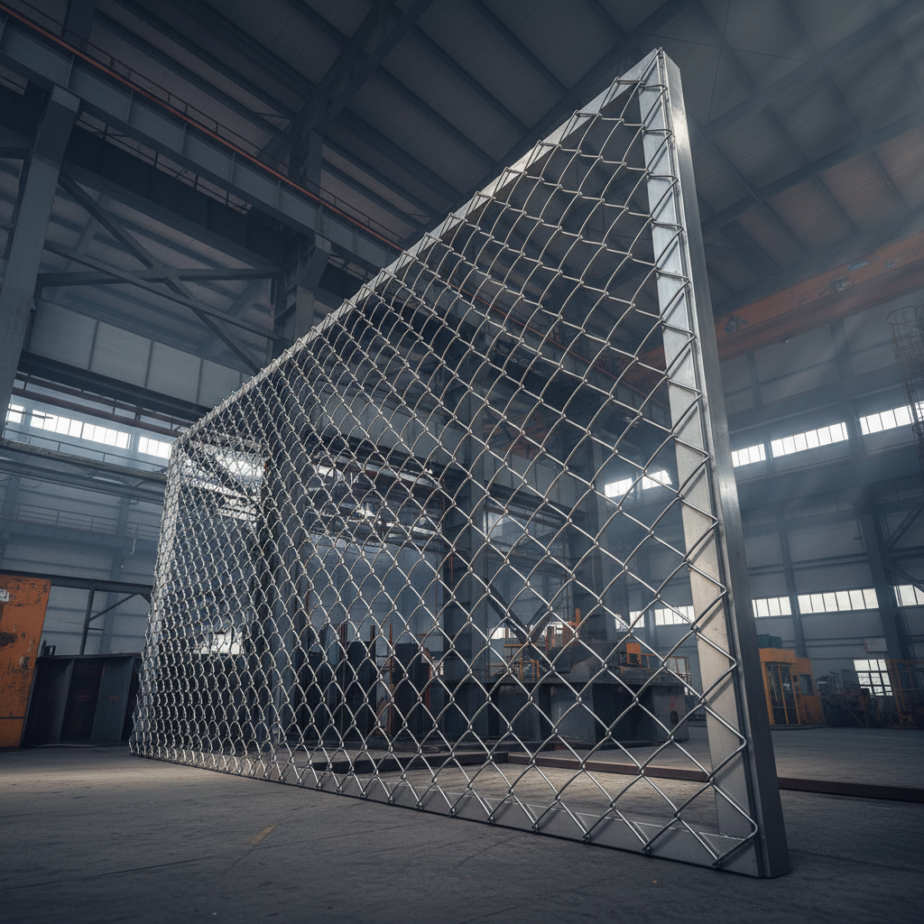 High Security Stainless Steel Mesh Fence for Industrial Use