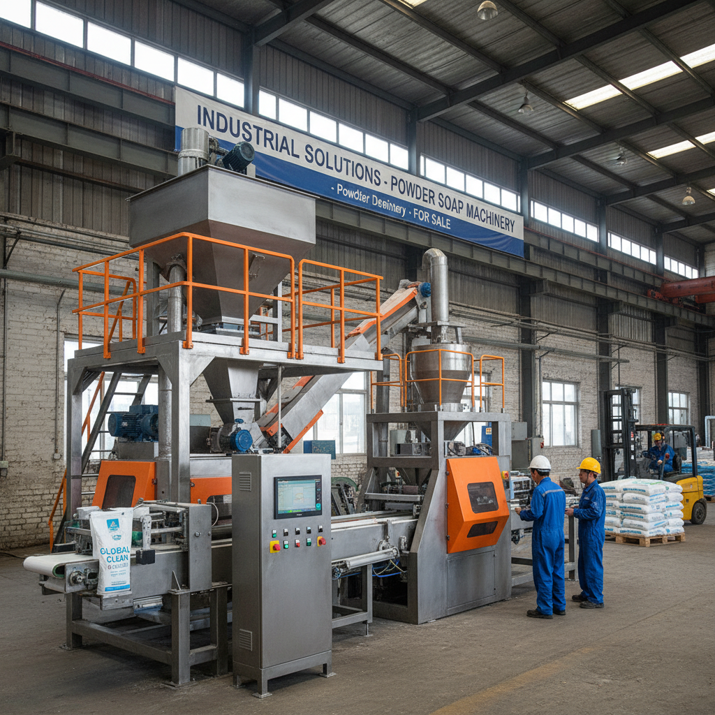 High Quality Powder Soap Making Machine for Sale and Equipment