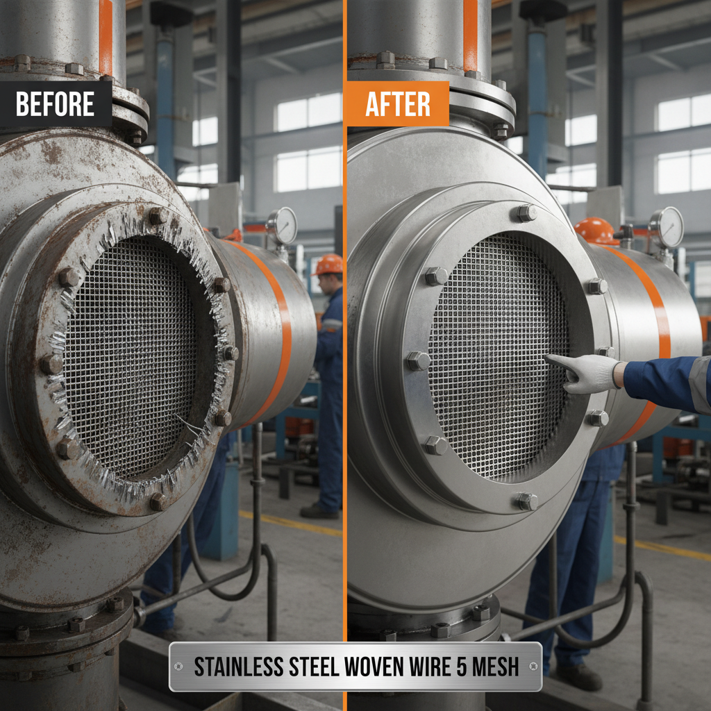 Industrial Stainless Steel Woven Wire 5 Mesh Filtration Guide