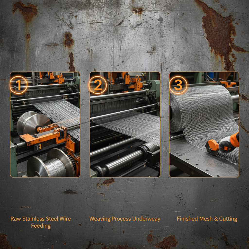 Industrial Grade Stainless Steel Metal Mesh for Filtration