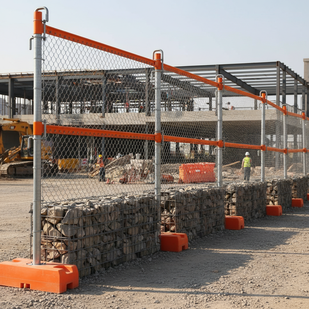 High Strength Temporary Security Fencing for Site Safety