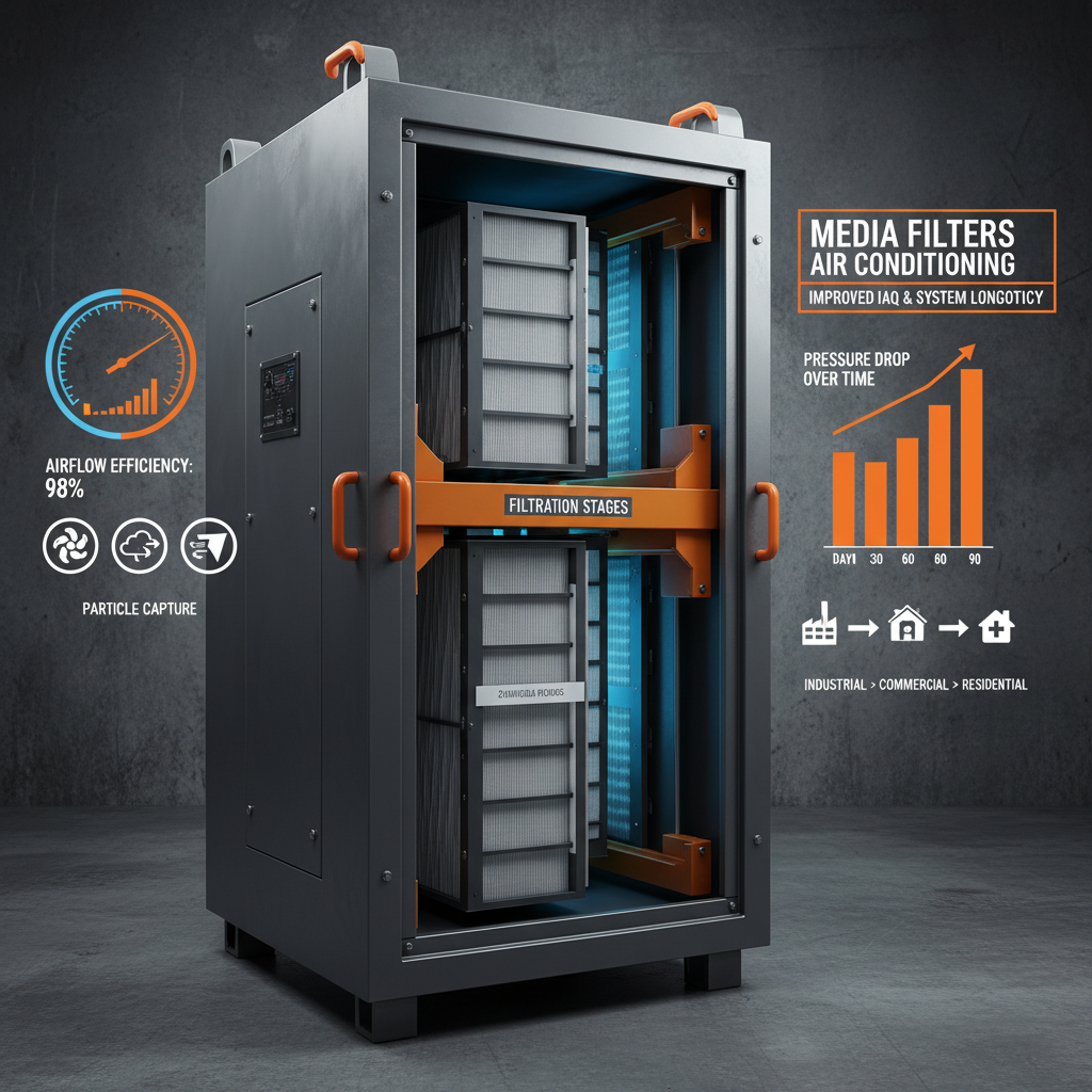 High Performance Media Filters Air Conditioning for HVAC Systems