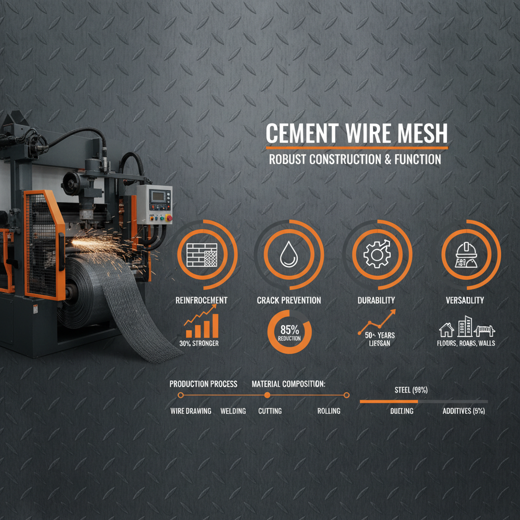 High Quality Cement Wire Mesh for Structural Reinforcement