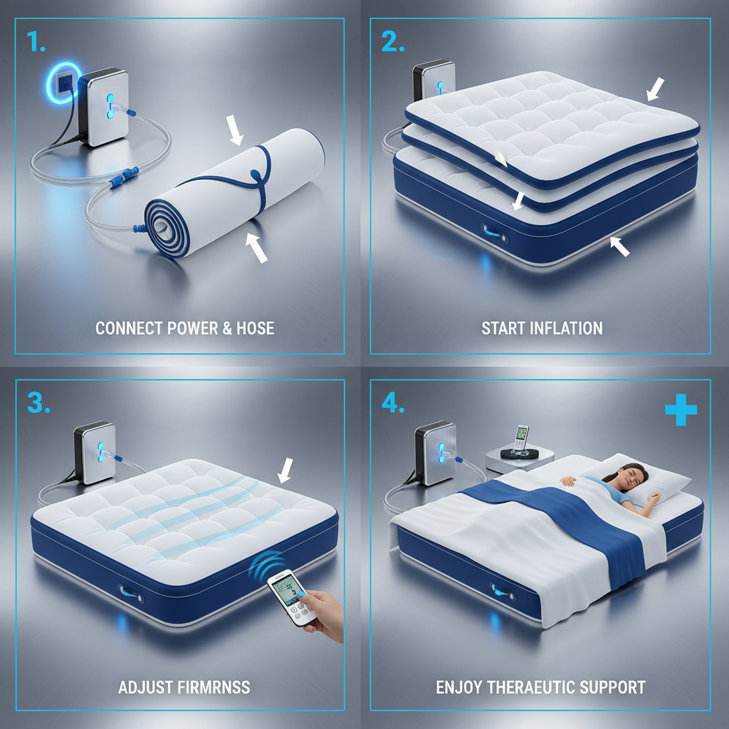 Medical Inflate Bed Air Mattress for Pressure Ulcer Relief