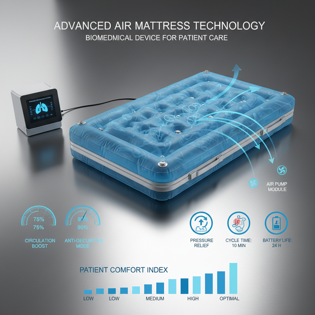 Medical Inflate Bed Air Mattress for Pressure Ulcer Relief