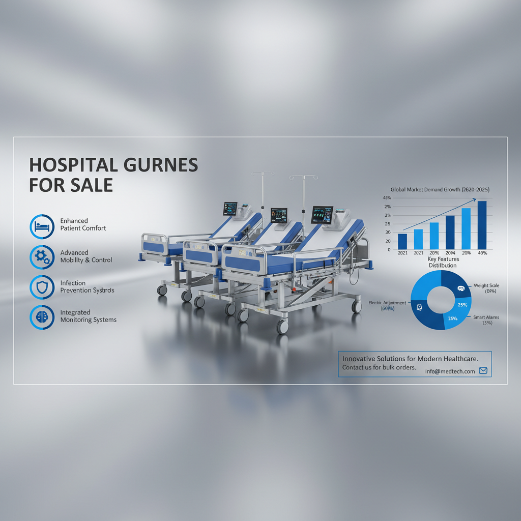 High Quality Hospital Gurneys for Sale for Patient Transport