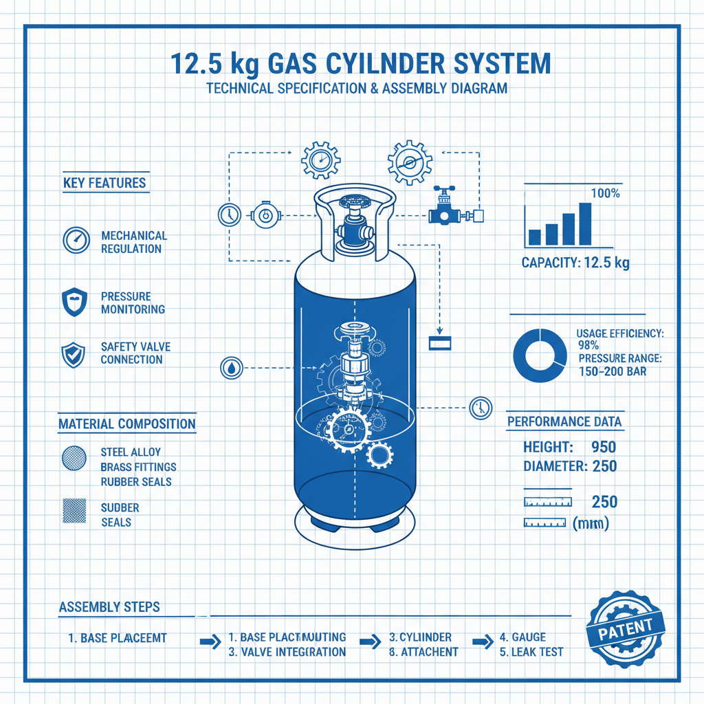 Industrial Applications and Safety of 12.5 kg gas cylinder