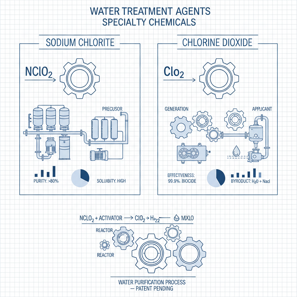 Industrial Applications of Sodium Chlorite and Chlorine Dioxide