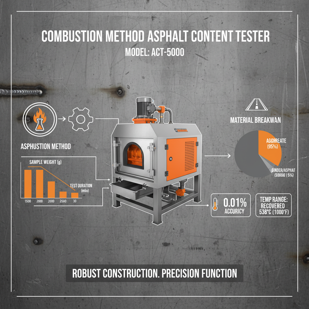Combustion Method Asphalt Content Tester
