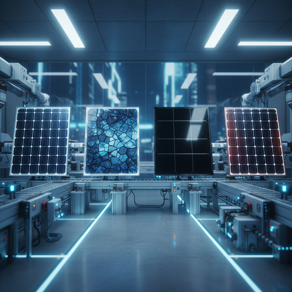 4 types of solar panels