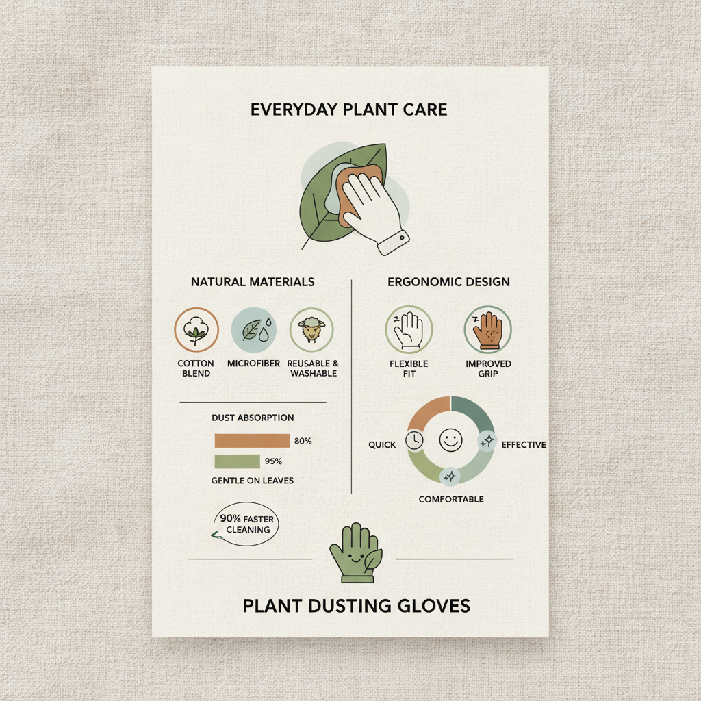 plant dusting gloves