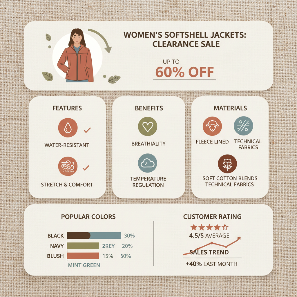 womens softshell jackets clearance