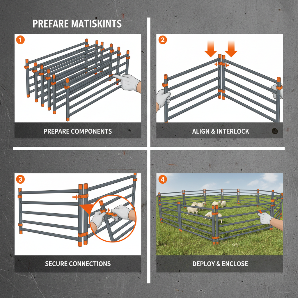 lightweight portable livestock panels