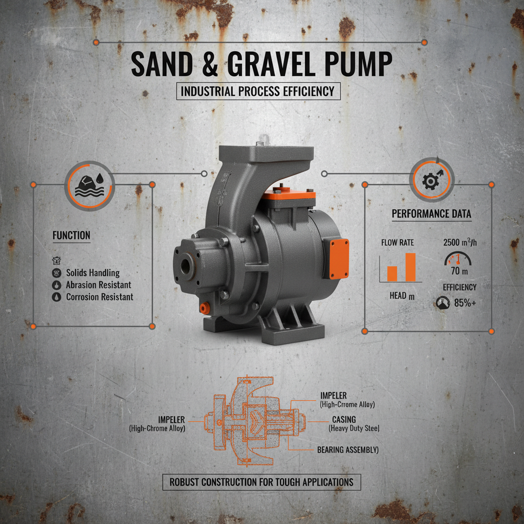 sand and gravel pump