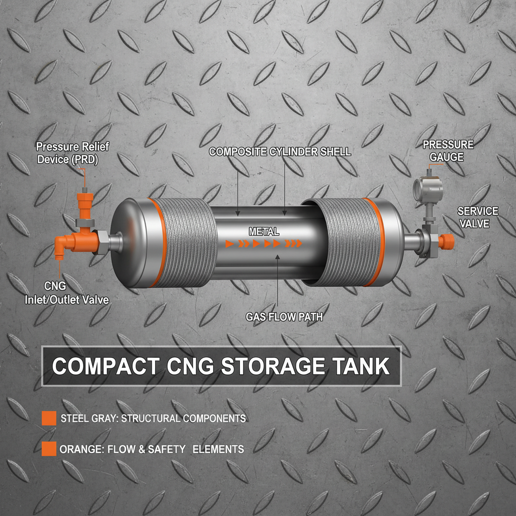 compact cng cylinder