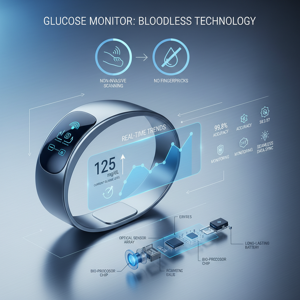 glucose monitor without blood Products
