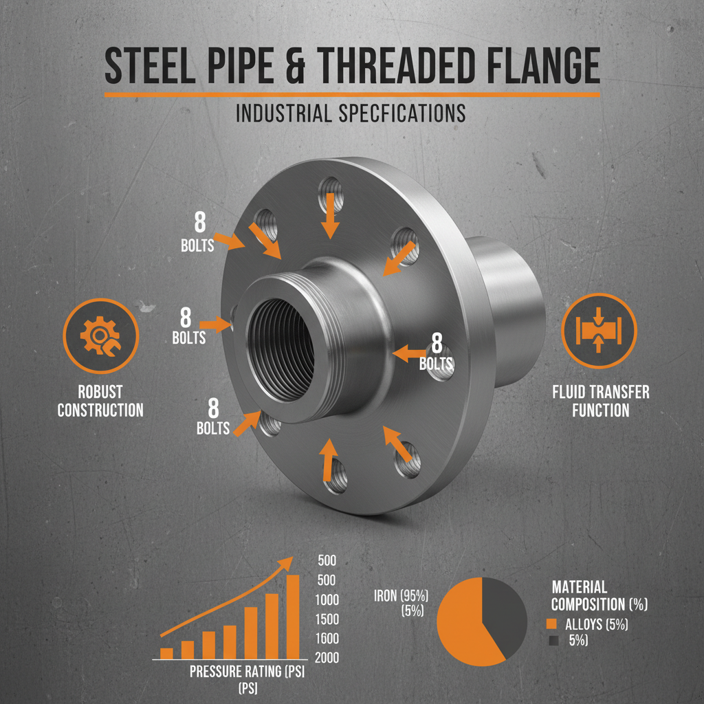 8 threaded flange