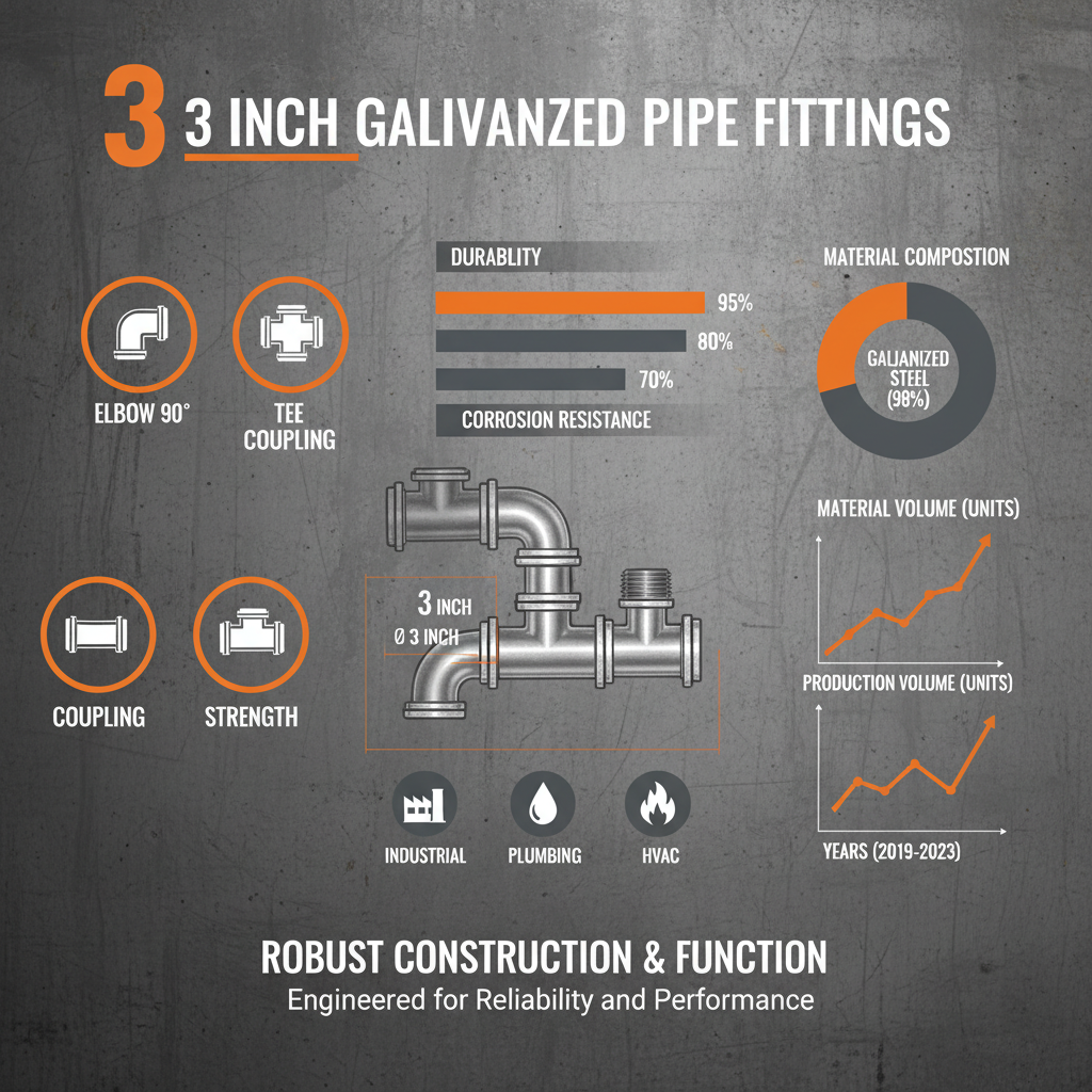 3 inch galvanized pipe fittings