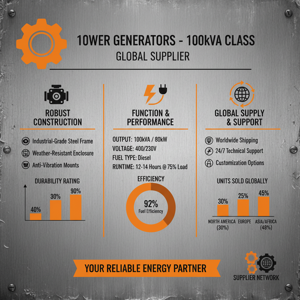 100kva generators for sale Supplier