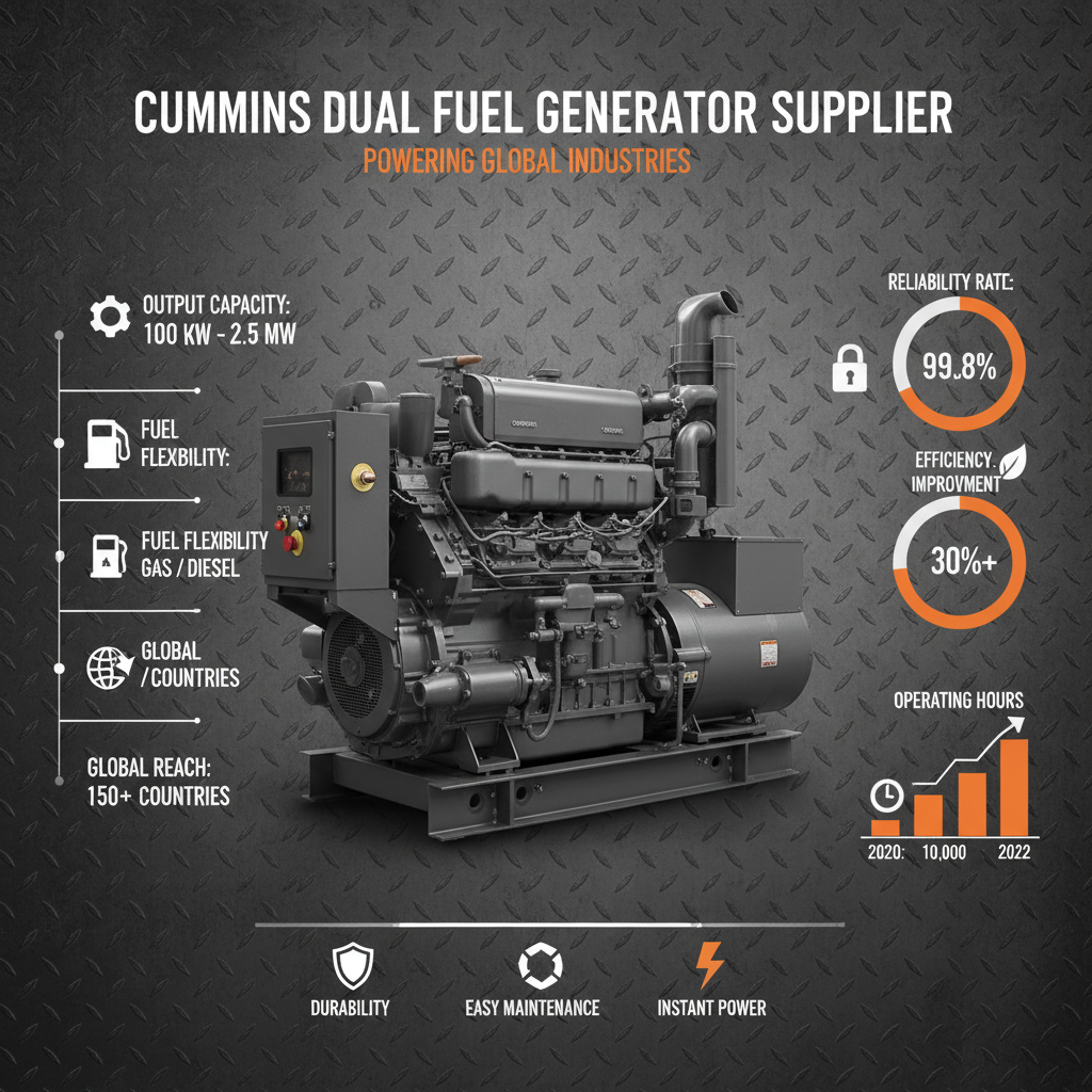 cummins dual fuel generator Supplier