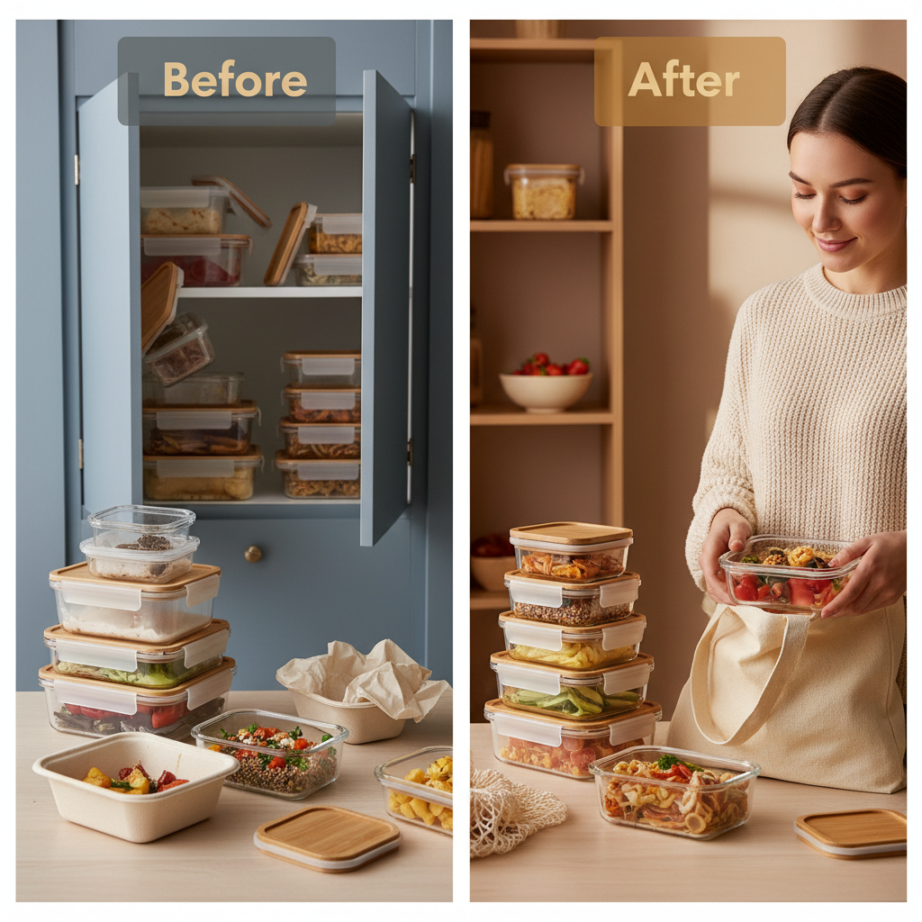 16 oz glass food storage containers