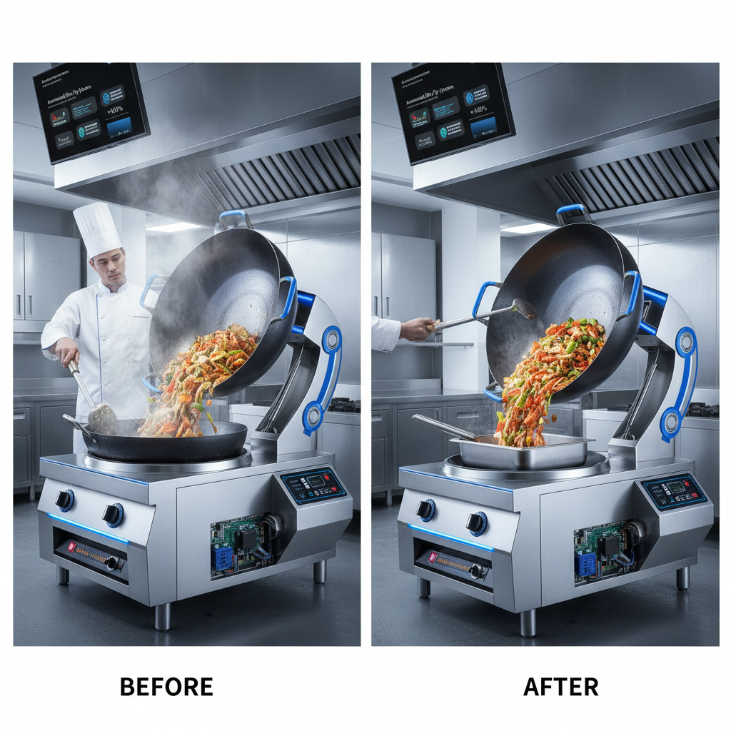 Tilting Industrial Wok