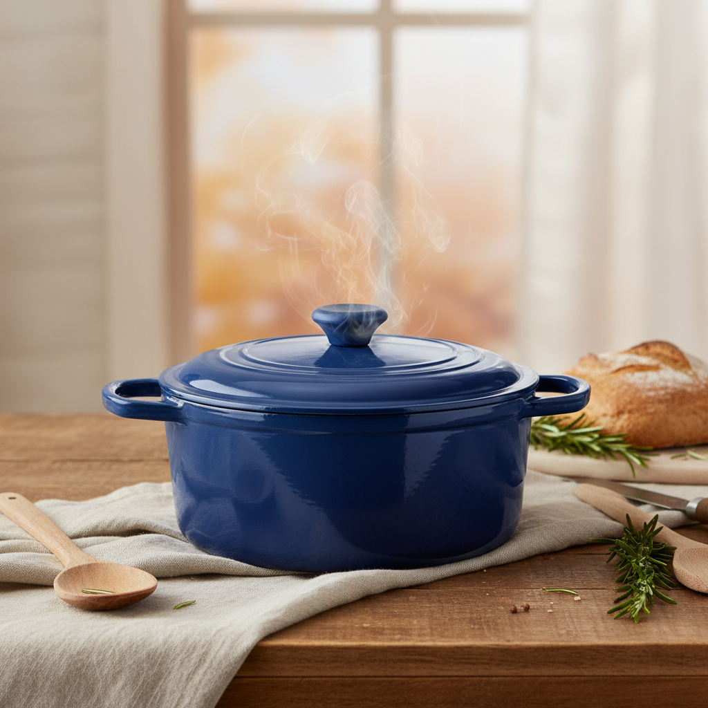 Benefits of Using a Durable Cast Iron Casserole Dish with Lid