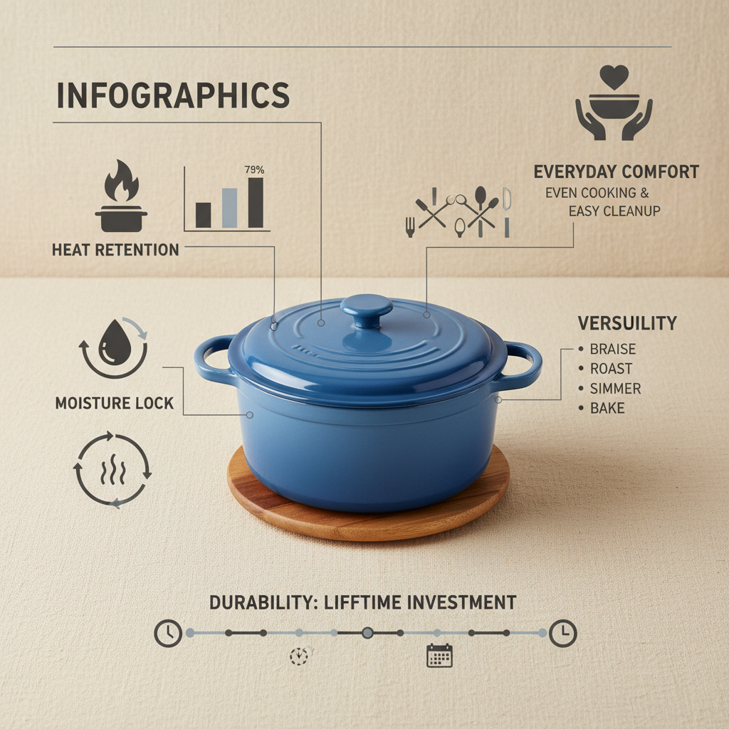 Benefits of Using a Durable Cast Iron Casserole Dish with Lid