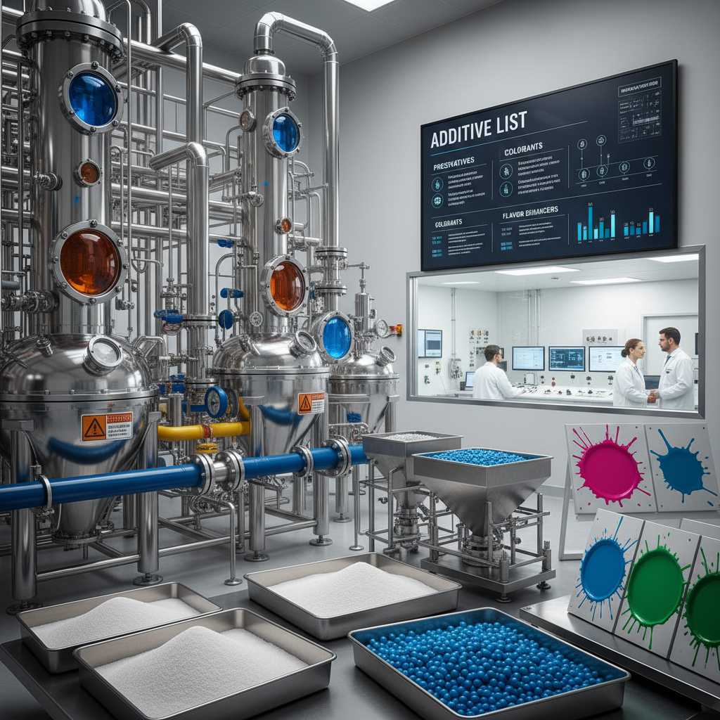 Comprehensive Additive List for Modern Food and Feed Production