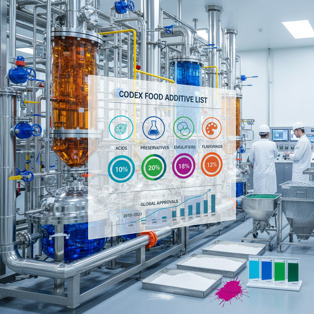 Global Food Safety Standards and Codex Food Additive List Guide