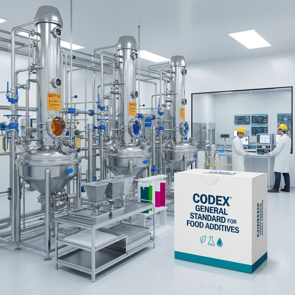 Importance of the codex general standard for food additives