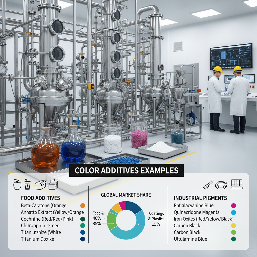 Guide to Color Additives Examples for Food Industry