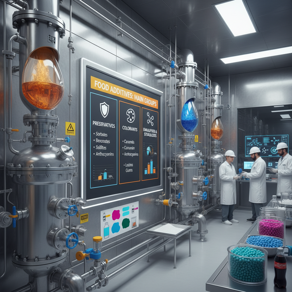 Guide to the Main Groups of Food Additives and Their Uses