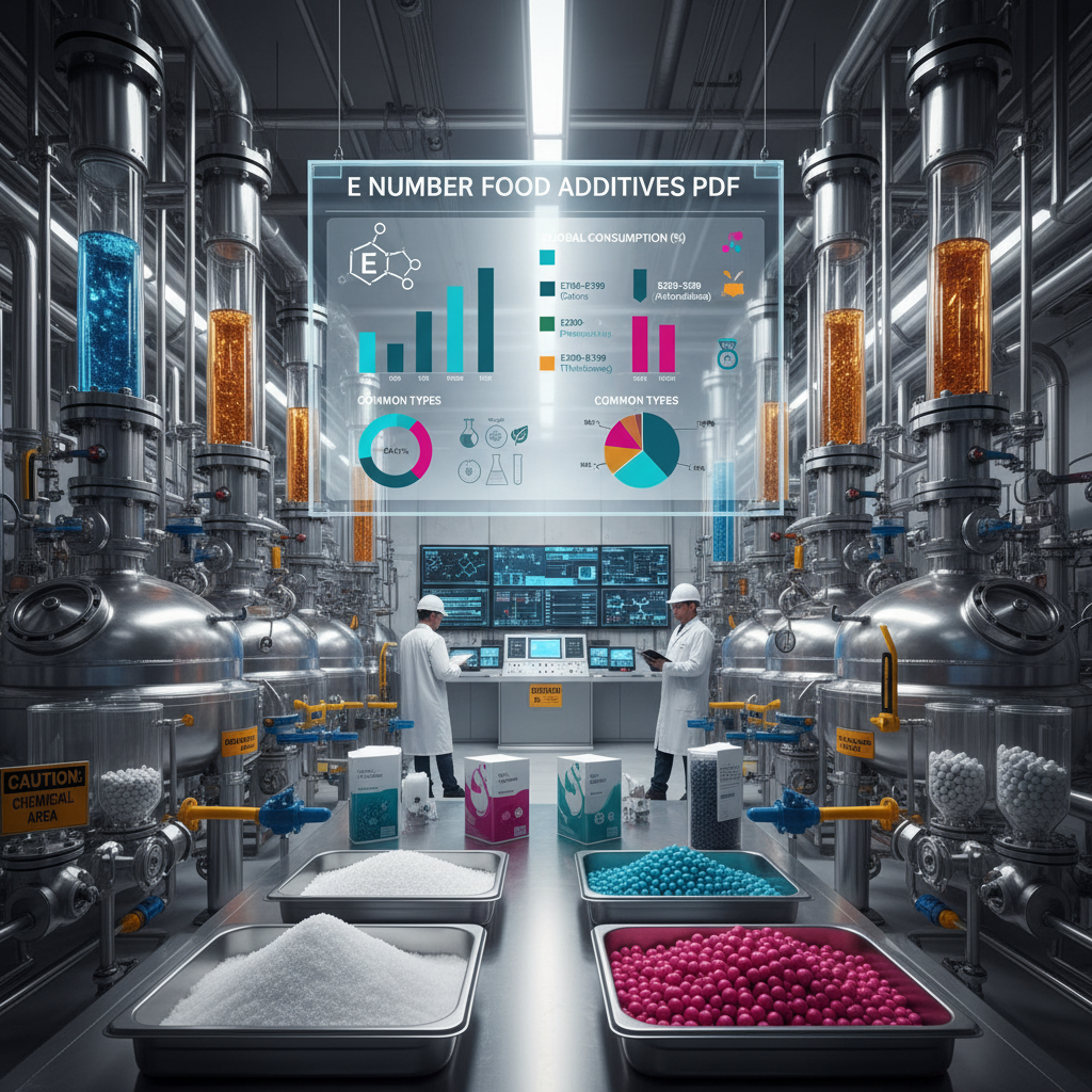 Guide to Comprehensive E Number Food Additives PDF Standards