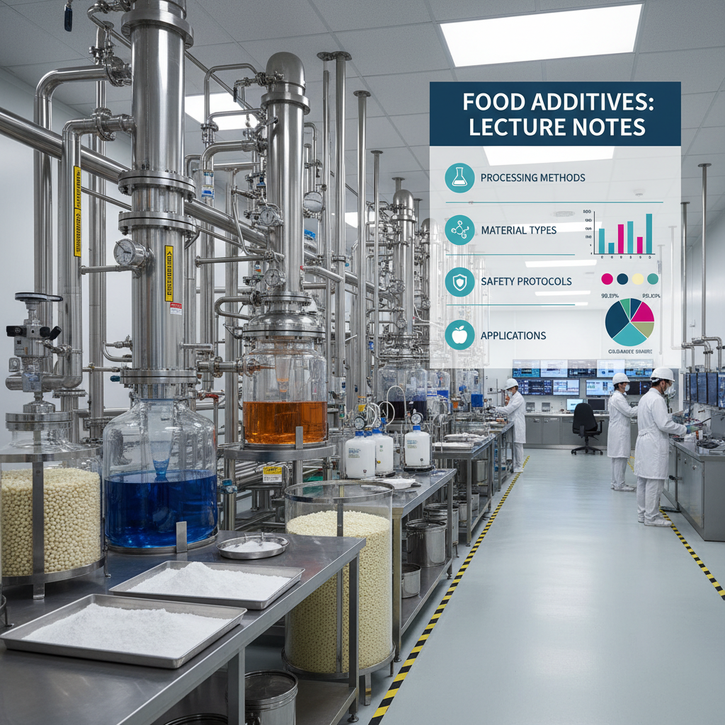 Essential Guide and Food Additives Lecture Notes PDF for Industry