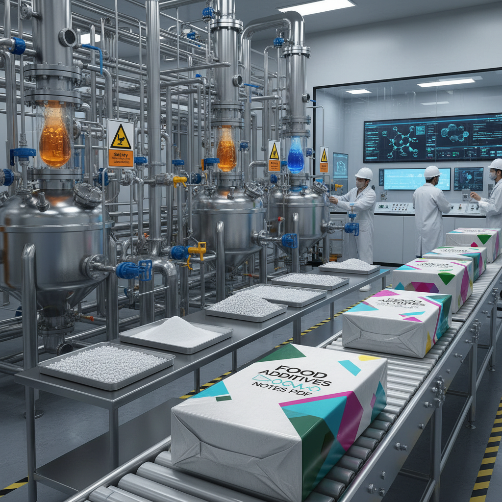 Comprehensive Guide and Food Additives Notes PDF for Safety
