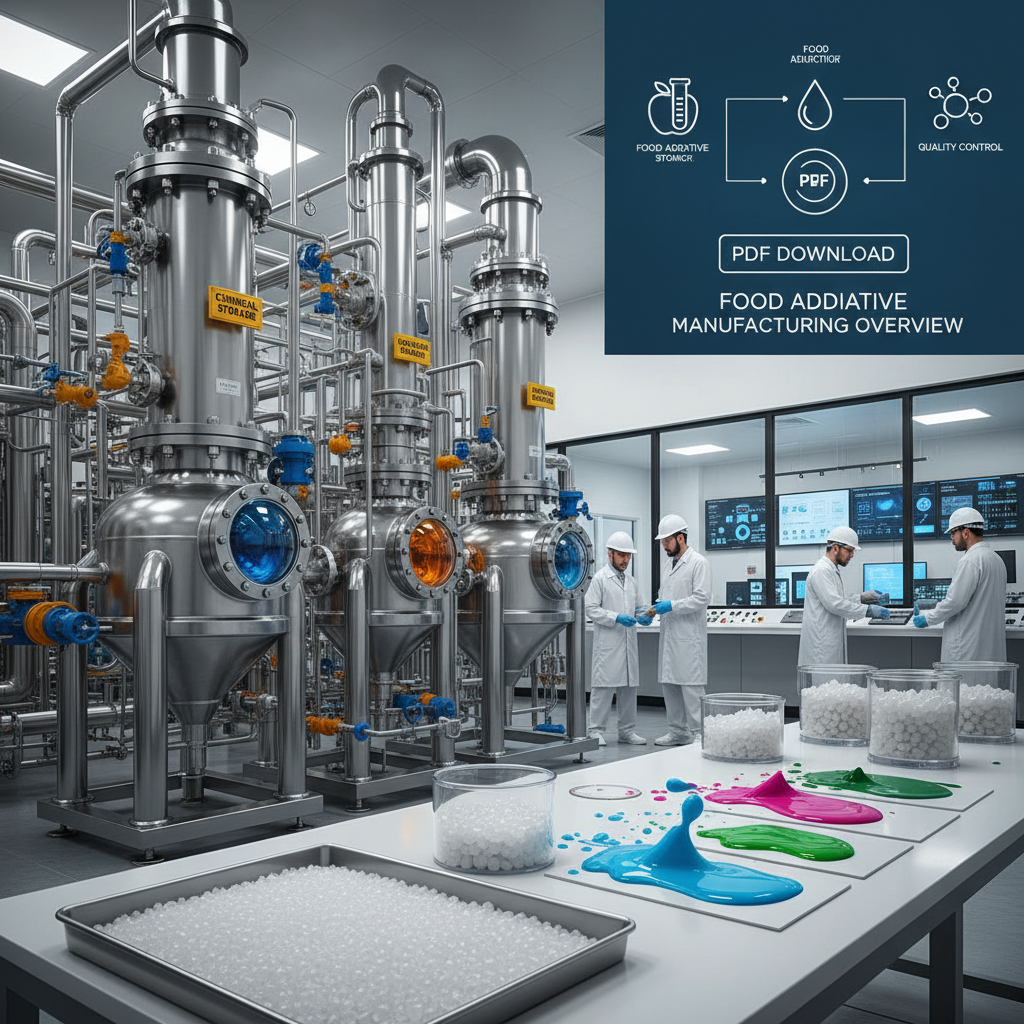 Professional Food Additives PDF Download for Safety Compliance