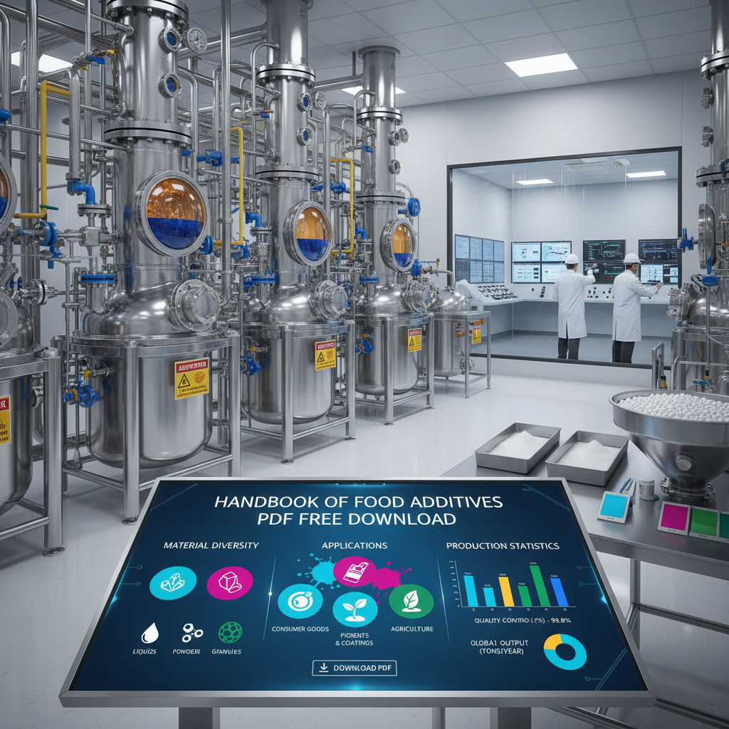 Professional Handbook of Food Additives PDF Free Download Guide