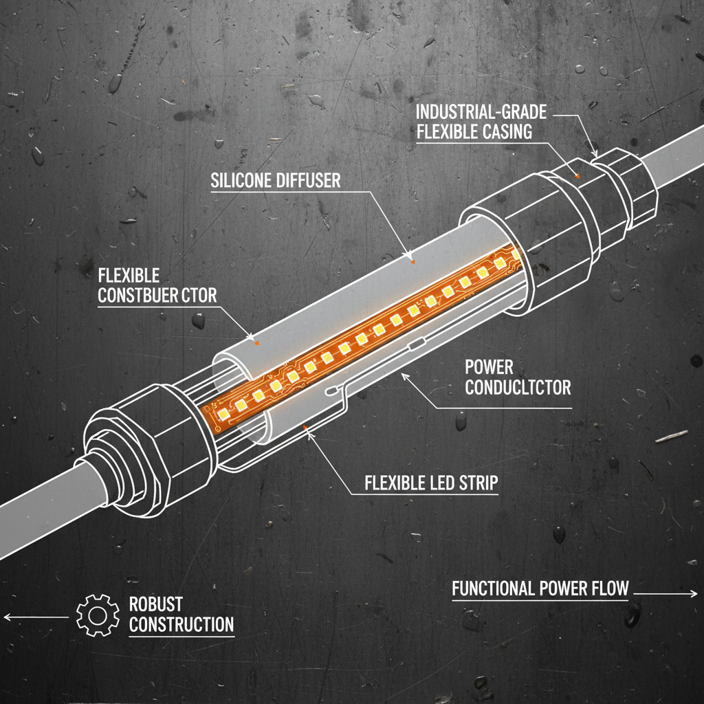 Modern Neon Led Light Tube for Commercial and Residential Lighting