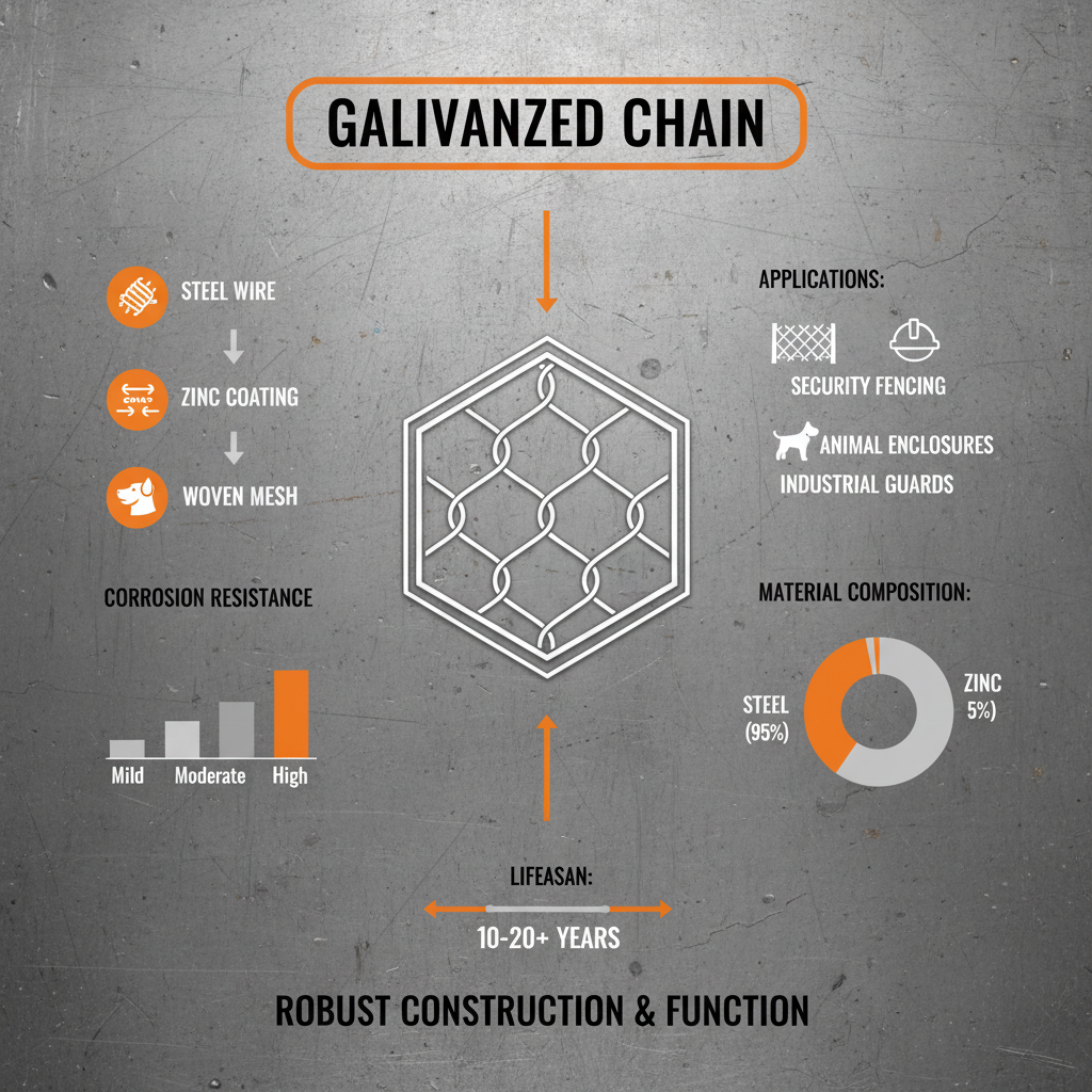Industrial Galvanized Chain for Corrosion Resistance and Strength