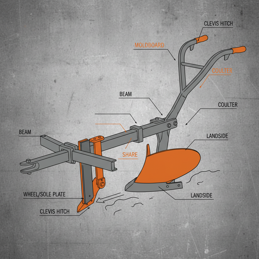 Sustainable Farming with Animal Drawn Moldboard Plow